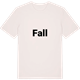 Vintage White t-shirt med Fall fetstil t-shirt