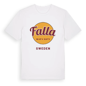 Falla cirkel t-shirt – ekologisk bomull t-shirt från PinShirt