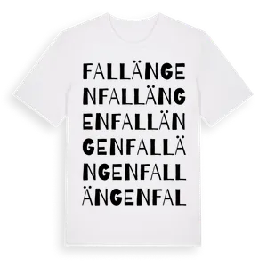 Fallängen ordlek t-shirt – ekologisk bomull t-shirt från Pinshirt