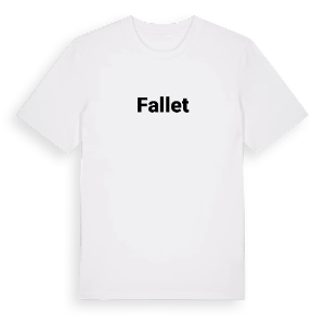Fallet fetstil t-shirt – ekologisk bomull t-shirt från PinShirt