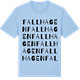 Blue Soul t-shirt med Fallhagen ordlek t-shirt