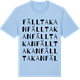 Blue Soul t-shirt med Fälltakan ordlek t-shirt