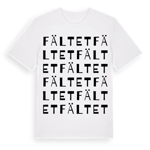 Fältet ordlek t-shirt – ekologisk bomull t-shirt från PinShirt