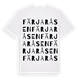 Färjaråsen ordlek t-shirt