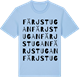 Blue Soul t-shirt med Färjstugan ordlek t-shirt