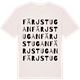 Vintage White t-shirt med Färjstugan ordlek t-shirt