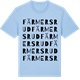 Blue Soul t-shirt med Färmersrud ordlek t-shirt