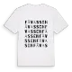 Fävassen ordlek t-shirt