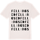 Vintage White t-shirt med Fellingsed ordlek t-shirt