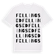 Fellingsed ordlek t-shirt