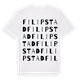 Filipstad ordlek t-shirt