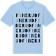 Blue Soul t-shirt med Finerud ordlek t-shirt