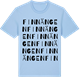 Blue Soul t-shirt med Finnängen ordlek t-shirt