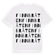 White t-shirt med Finnbråten ordlek t-shirt