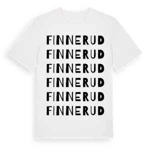 Finnerud ordlek t-shirt – ekologisk bomull t-shirt från Pinshirt