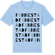 Blue Soul t-shirt med Finnestad ordlek t-shirt
