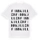 Finnkullen ordlek t-shirt
