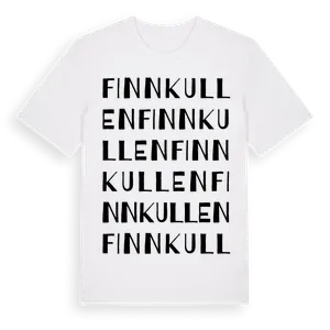 Finnkullen ordlek t-shirt – ekologisk bomull t-shirt från Pinshirt