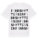 Finnshytteåsen ordlek t-shirt