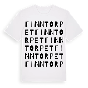 Finntorpet ordlek t-shirt – ekologisk bomull t-shirt från PinShirt