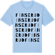 Blue Soul t-shirt med Finserud ordlek t-shirt