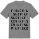 Mid Heather Gray t-shirt med Fiskevik ordlek t-shirt