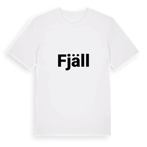 Fjäll fetstil t-shirt – ekologisk bomull t-shirt från PinShirt