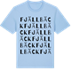 Blue Soul t-shirt med Fjällbäck ordlek t-shirt
