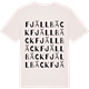 Vintage White t-shirt med Fjällbäck ordlek t-shirt