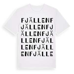 Fjällen ordlek t-shirt – ekologisk bomull t-shirt från PinShirt