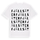 Fjällsäter ordlek t-shirt