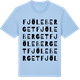 Blue Soul t-shirt med Fjöleberget ordlek t-shirt