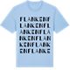 Blue Soul t-shirt med Flanken ordlek t-shirt