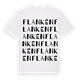 Flanken ordlek t-shirt
