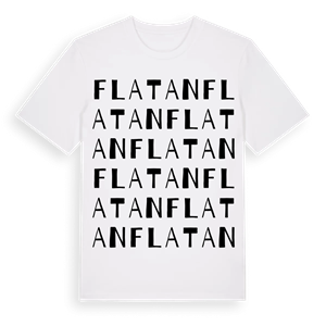 Flatan ordlek t-shirt – ekologisk bomull t-shirt från PinShirt
