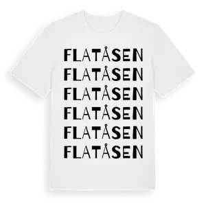 Flatåsen ordlek t-shirt – ekologisk bomull t-shirt från Pinshirt