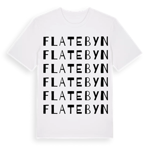 Flatebyn ordlek t-shirt – ekologisk bomull t-shirt från PinShirt