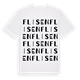 Flisen ordlek t-shirt