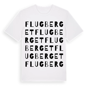 Flugberget ordlek t-shirt – ekologisk bomull t-shirt från Pinshirt