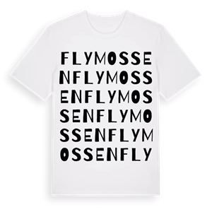 Flymossen ordlek t-shirt – ekologisk bomull t-shirt från Pinshirt