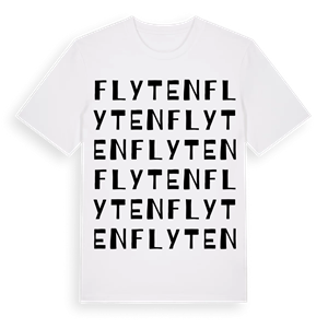 Flyten ordlek t-shirt – ekologisk bomull t-shirt från PinShirt