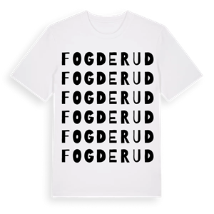 Fogderud ordlek t-shirt – ekologisk bomull t-shirt från Pinshirt