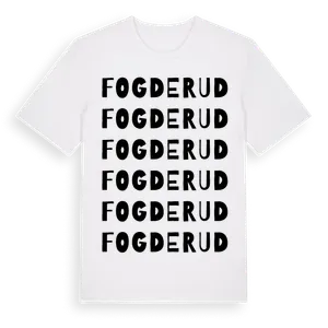 Fogderud ordlek t-shirt – ekologisk bomull t-shirt från Pinshirt