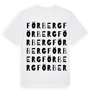 Förberg ordlek t-shirt – ekologisk bomull t-shirt från PinShirt