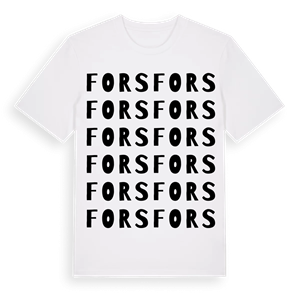 Fors ordlek t-shirt – ekologisk bomull t-shirt från PinShirt