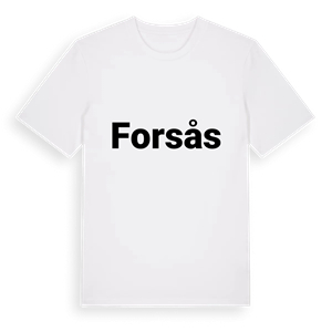 Forsås fetstil t-shirt – ekologisk bomull t-shirt från PinShirt