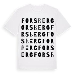 Forsberg ordlek t-shirt – ekologisk bomull t-shirt från PinShirt
