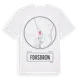 White t-shirt med Forsbron t-shirt