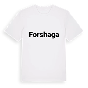 Forshaga fetstil t-shirt – ekologisk bomull t-shirt från PinShirt