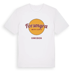 Forsmyra cirkel t-shirt – ekologisk bomull t-shirt från PinShirt
